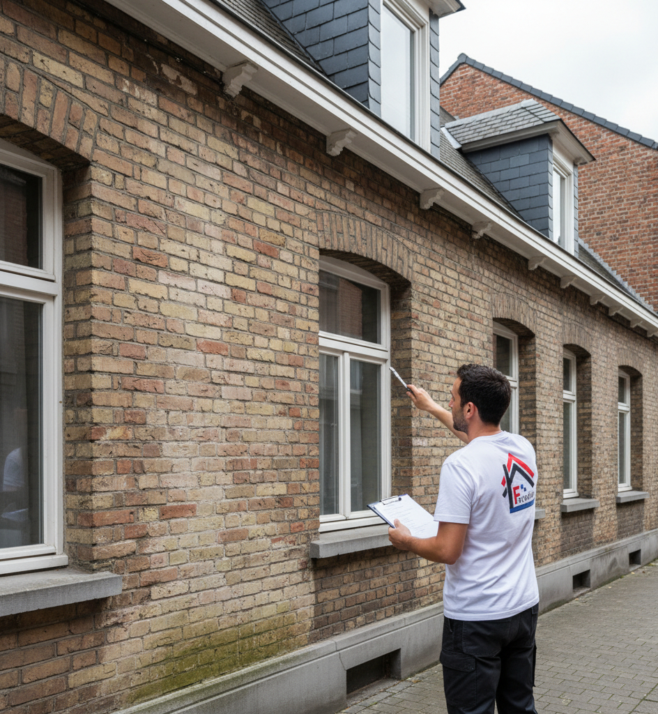 Rénovation de crépi à Liège