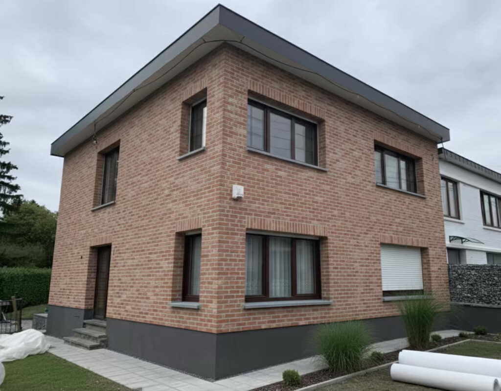 Crépi de façade réalisé par Façadeo